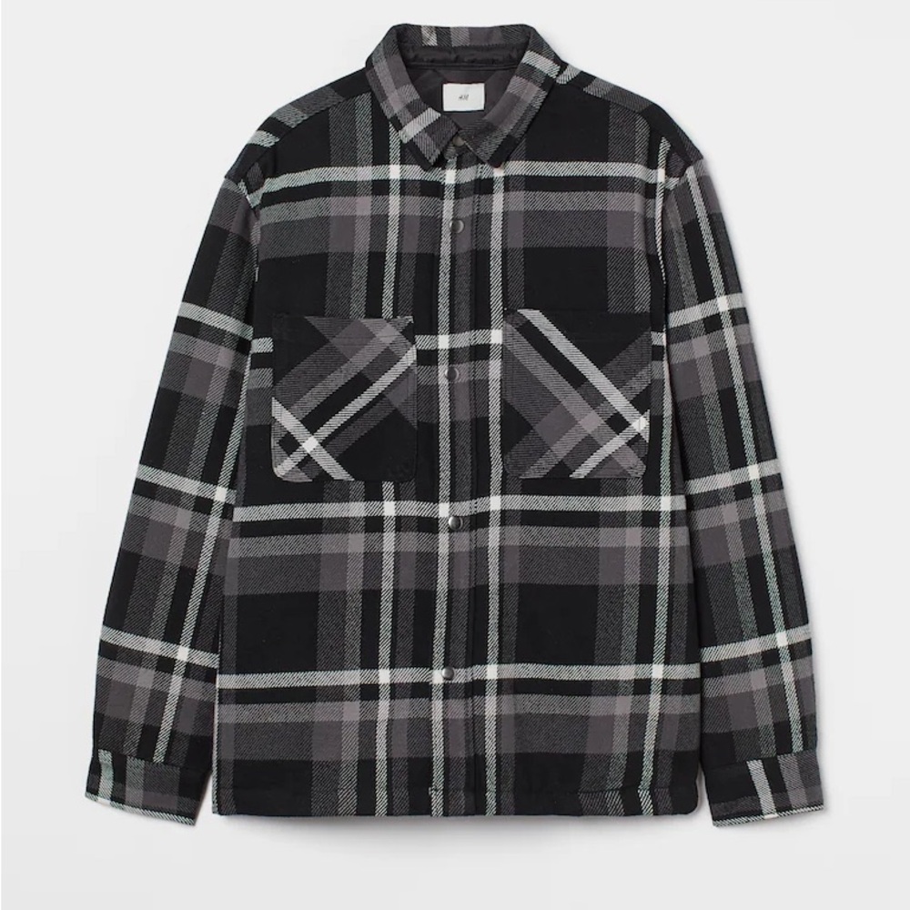 H&M Black Quilted Jacket